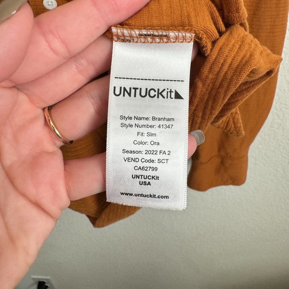UNTUCKit Branham Slim Fit Orca Button Down - Picture 3 of 4